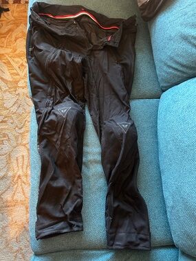 DAINESE Tomsk D-Dry Pants motorcycle 2 part plus wet set and North Face vest.